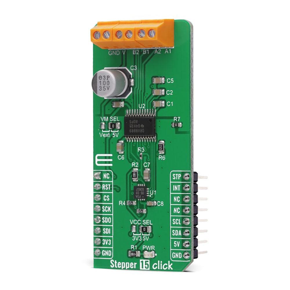 Mikroelektronika d.o.o. MIKROE-4639 Stepper 15 Click Board - The Debug Store UK
