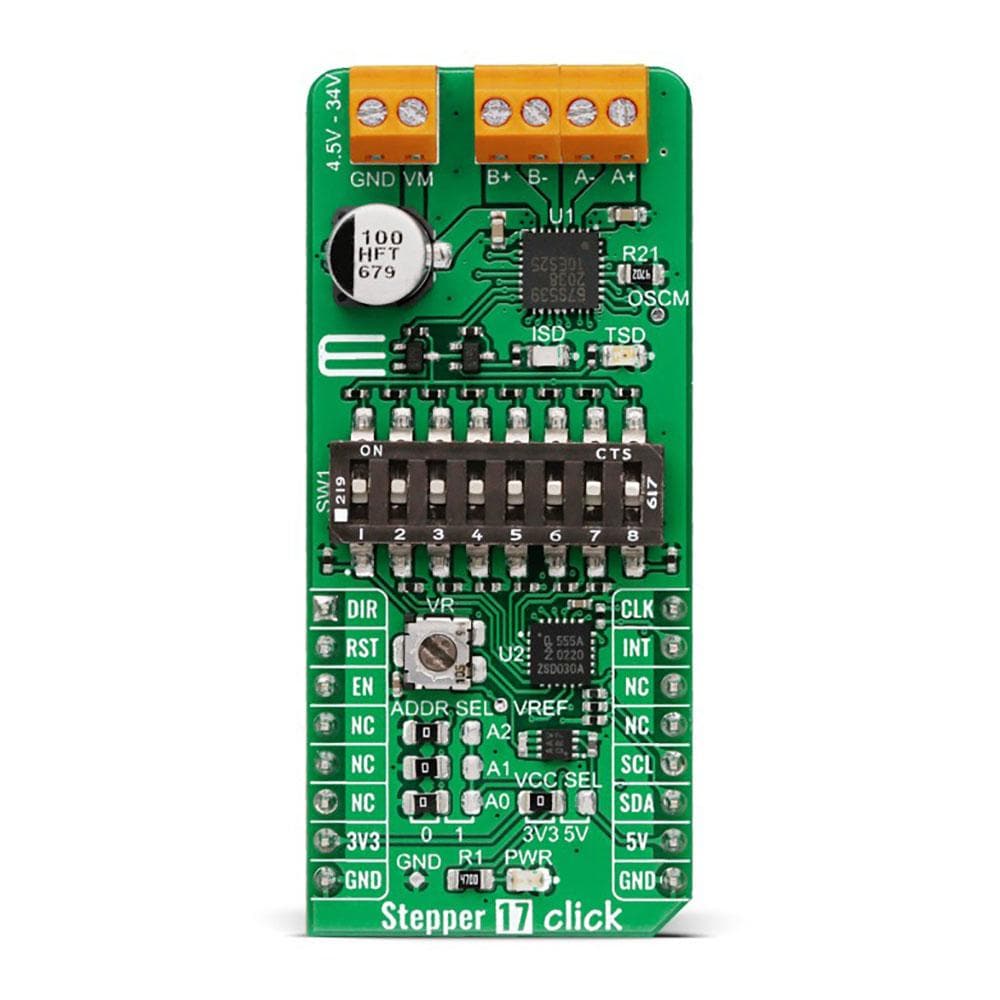 Mikroelektronika d.o.o. MIKROE-4547 Stepper 17 Click Board - The Debug Store UK