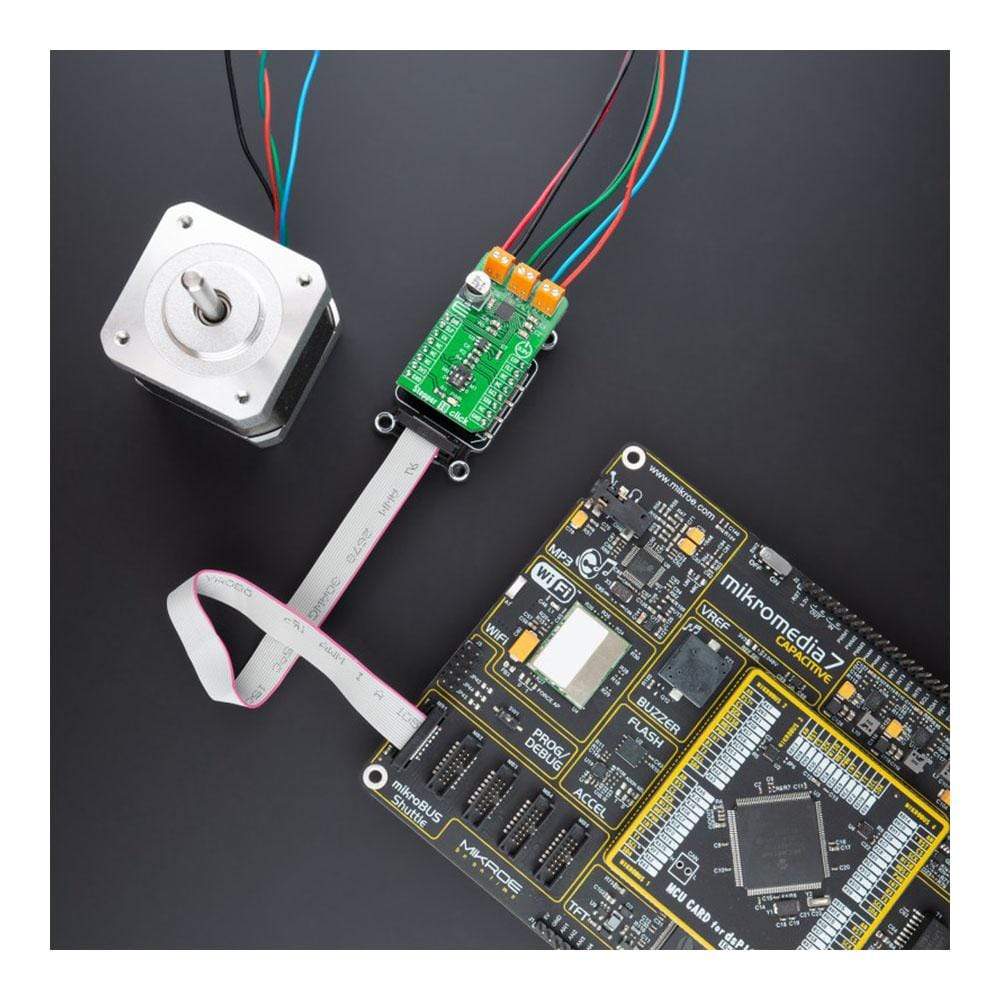 Mikroelektronika d.o.o. MIKROE-4689 Stepper 18 Click Board - The Debug Store UK