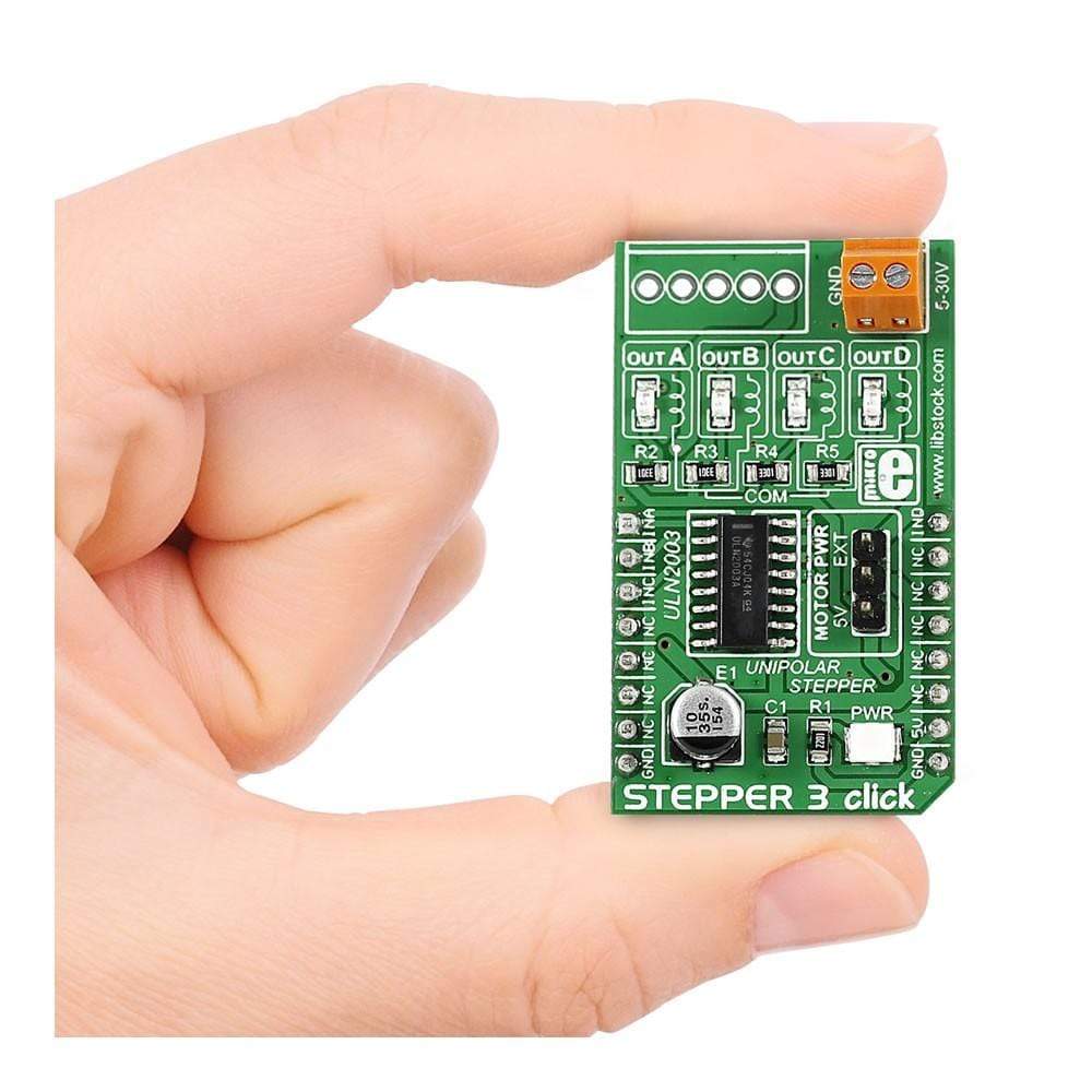 Mikroelektronika d.o.o. MIKROE-2035 Stepper 3 Click Board - The Debug Store UK
