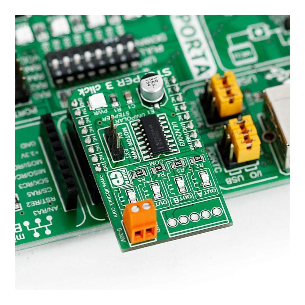 Mikroelektronika d.o.o. MIKROE-2035 Stepper 3 Click Board - The Debug Store UK
