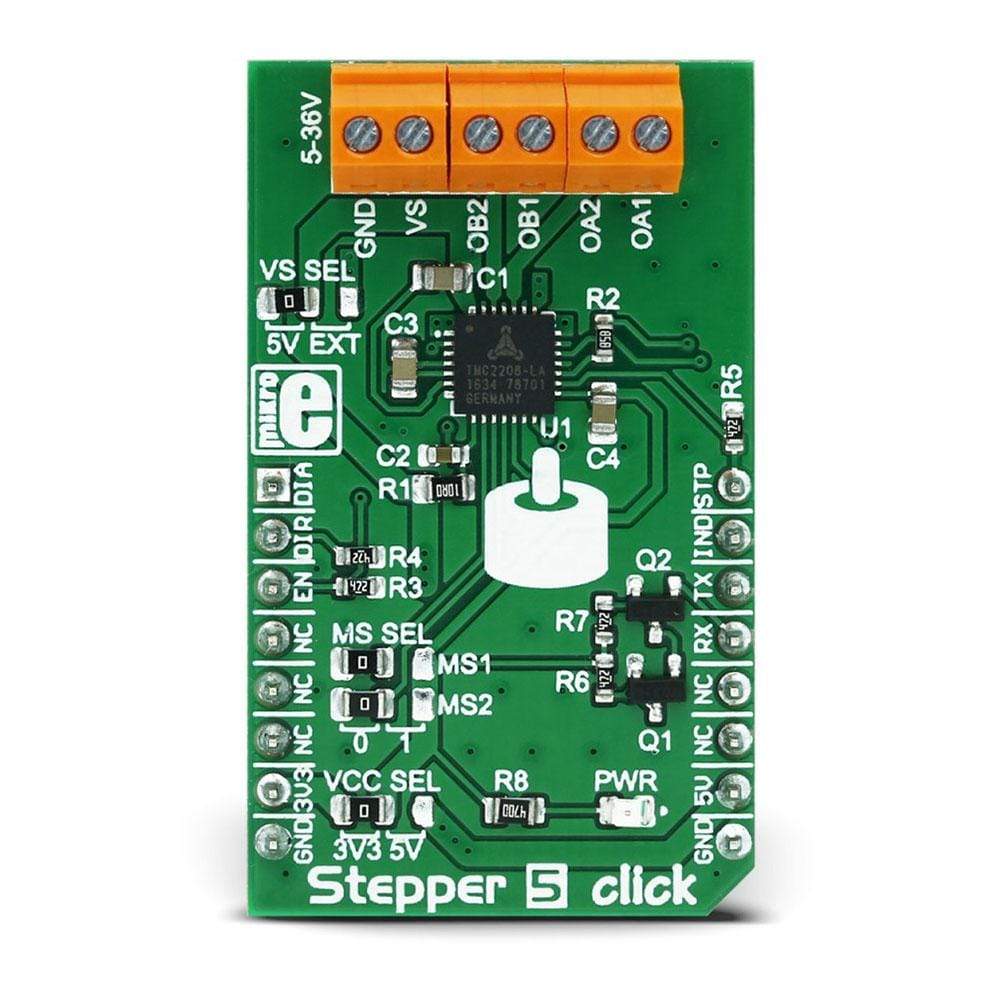 Mikroelektronika d.o.o. MIKROE-2624 Stepper 5 Click Board - The Debug Store UK