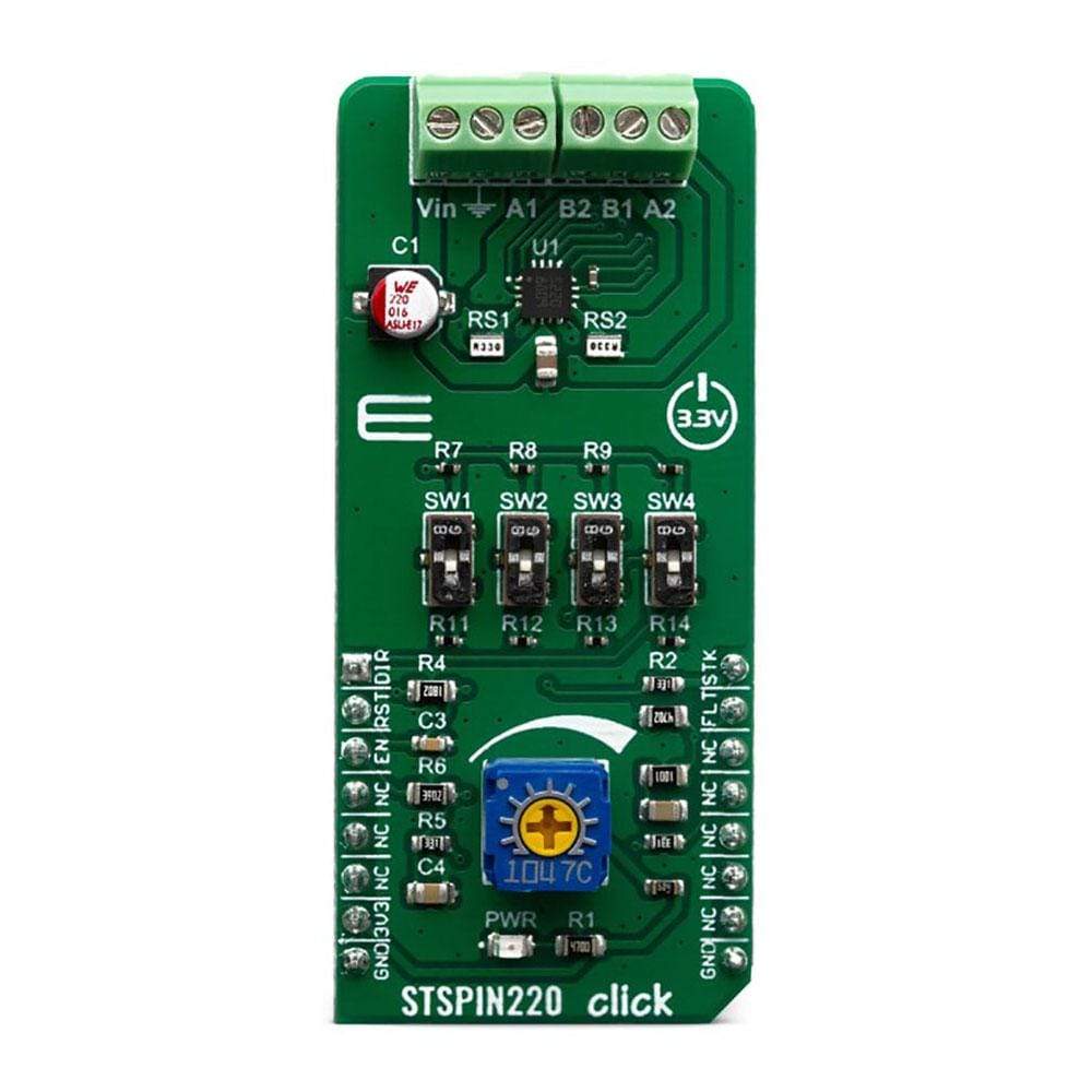 Mikroelektronika d.o.o. MIKROE-3545 STSPIN220 Click Board - The Debug Store UK
