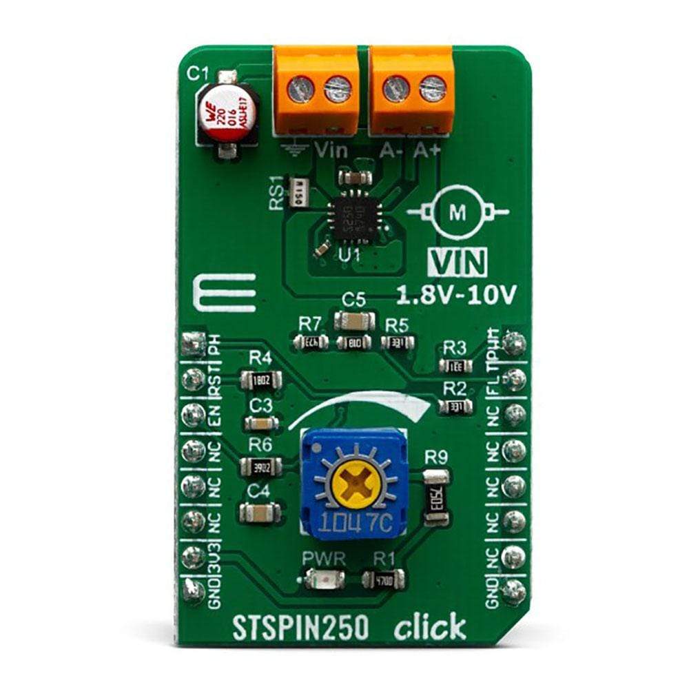 Mikroelektronika d.o.o. MIKROE-3543 STSPIN250 Click Board - The Debug Store UK
