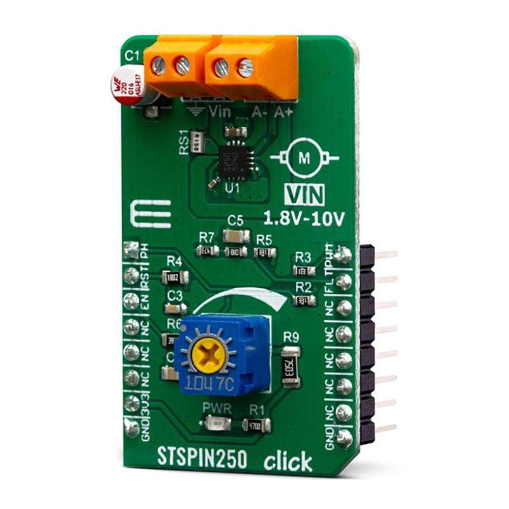 Mikroelektronika d.o.o. MIKROE-3543 STSPIN250 Click Board - The Debug Store UK