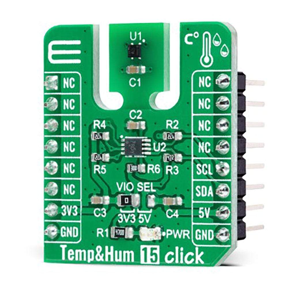 Mikroelektronika d.o.o. MIKROE-4496 Temp&Hum 15 Click Board - The Debug Store UK