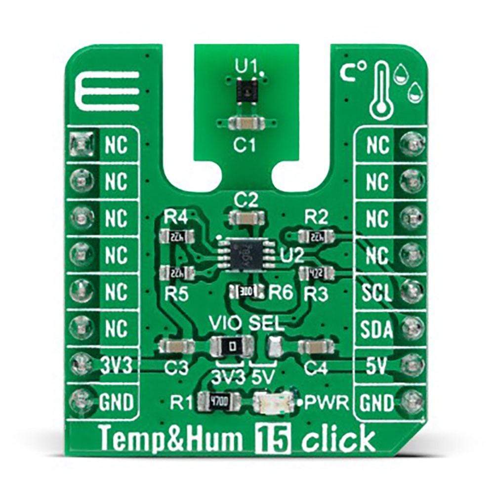 Mikroelektronika d.o.o. MIKROE-4496 Temp&Hum 15 Click Board - The Debug Store UK