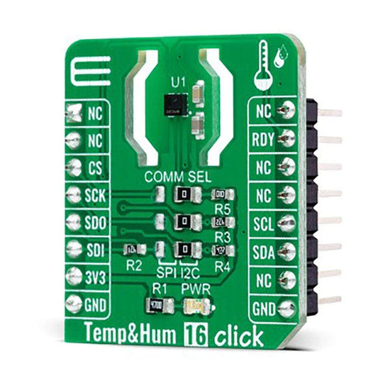 Mikroelektronika d.o.o. MIKROE-4733 Temp&Hum 16 Click Board - The Debug Store UK