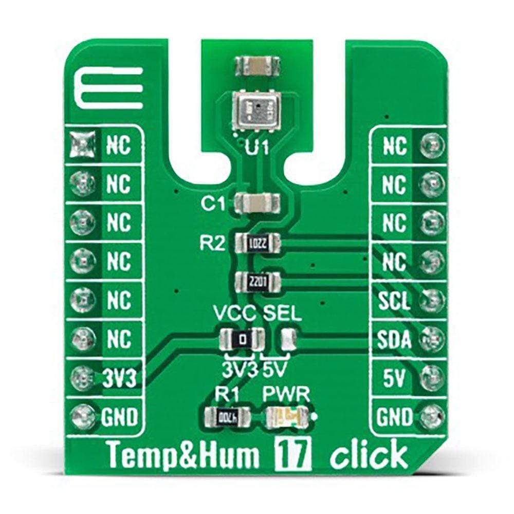 Mikroelektronika d.o.o. MIKROE-4702 Temp&Hum 17 Click Board - The Debug Store UK