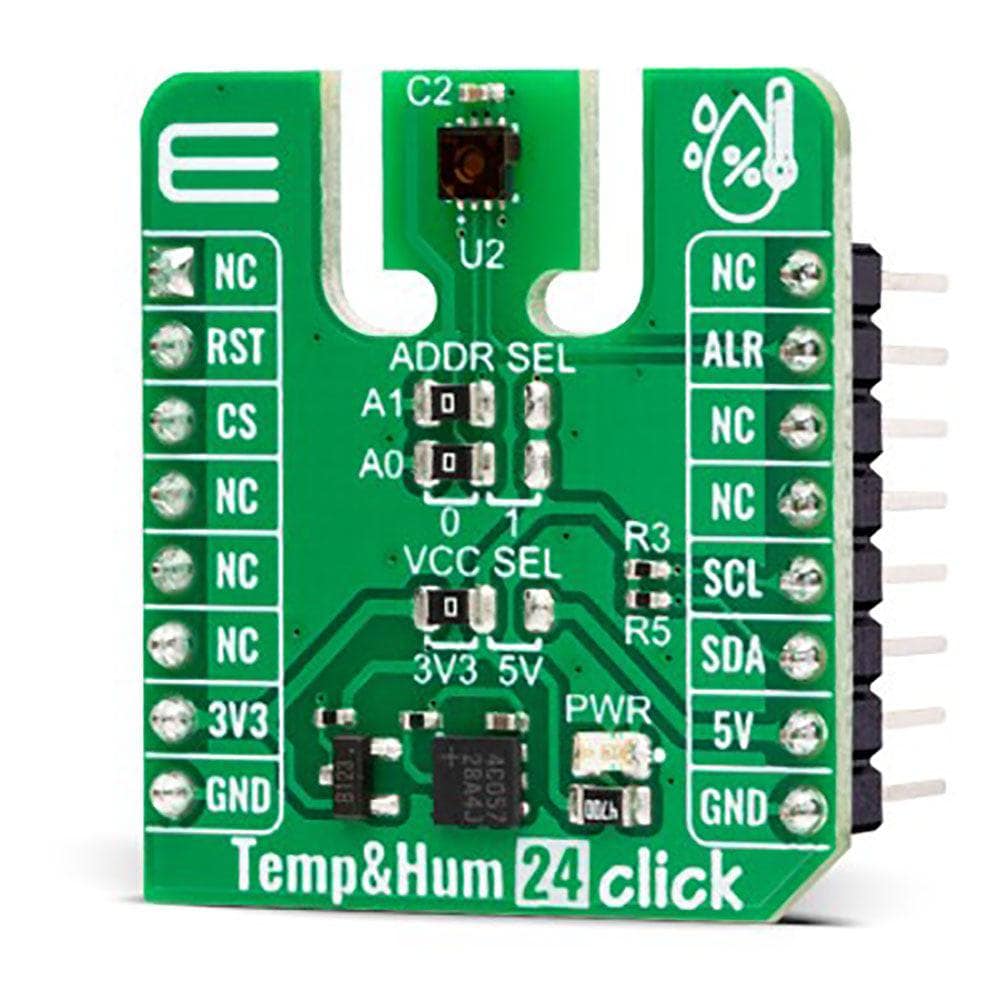 Mikroelektronika d.o.o. MIKROE-5651 Temp&Hum 24 Click Board - The Debug Store UK