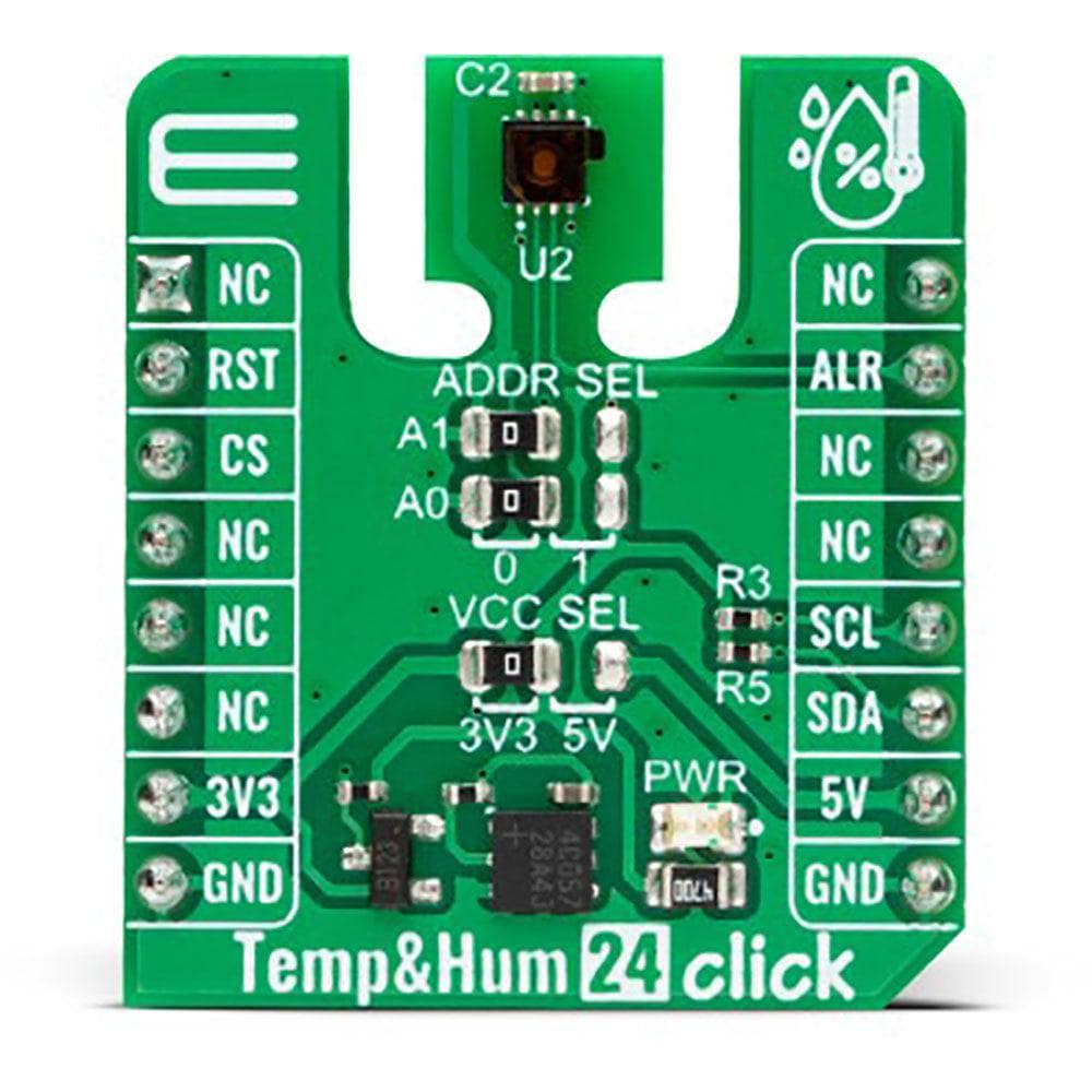 Mikroelektronika d.o.o. MIKROE-5651 Temp&Hum 24 Click Board - The Debug Store UK