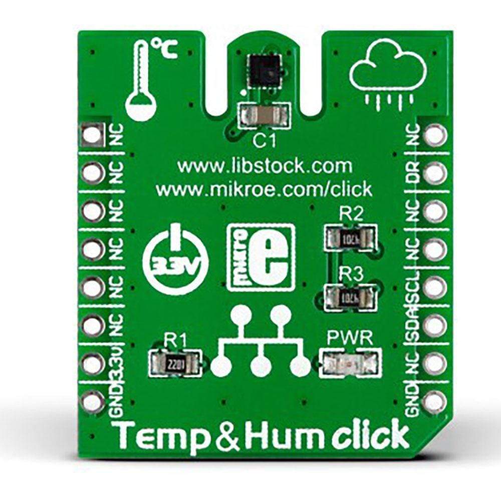 Mikroelektronika d.o.o. MIKROE-1971 Temp&Hum Click Board - The Debug Store UK