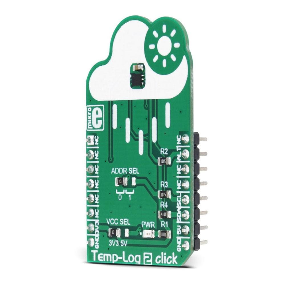 Mikroelektronika d.o.o. MIKROE-3004 Temp-Log 2 Click Board - The Debug Store UK