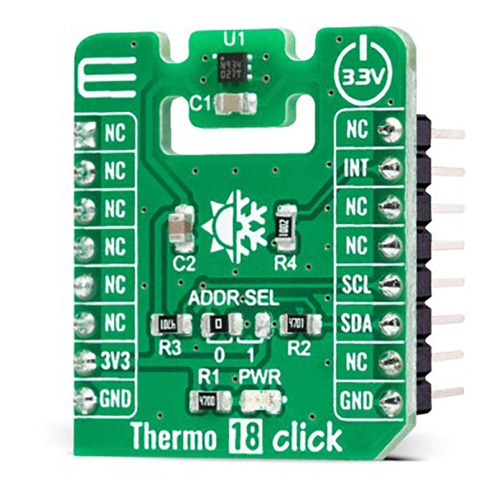 Mikroelektronika d.o.o. MIKROE-4829 Thermo 18 Click Board - The Debug Store UK