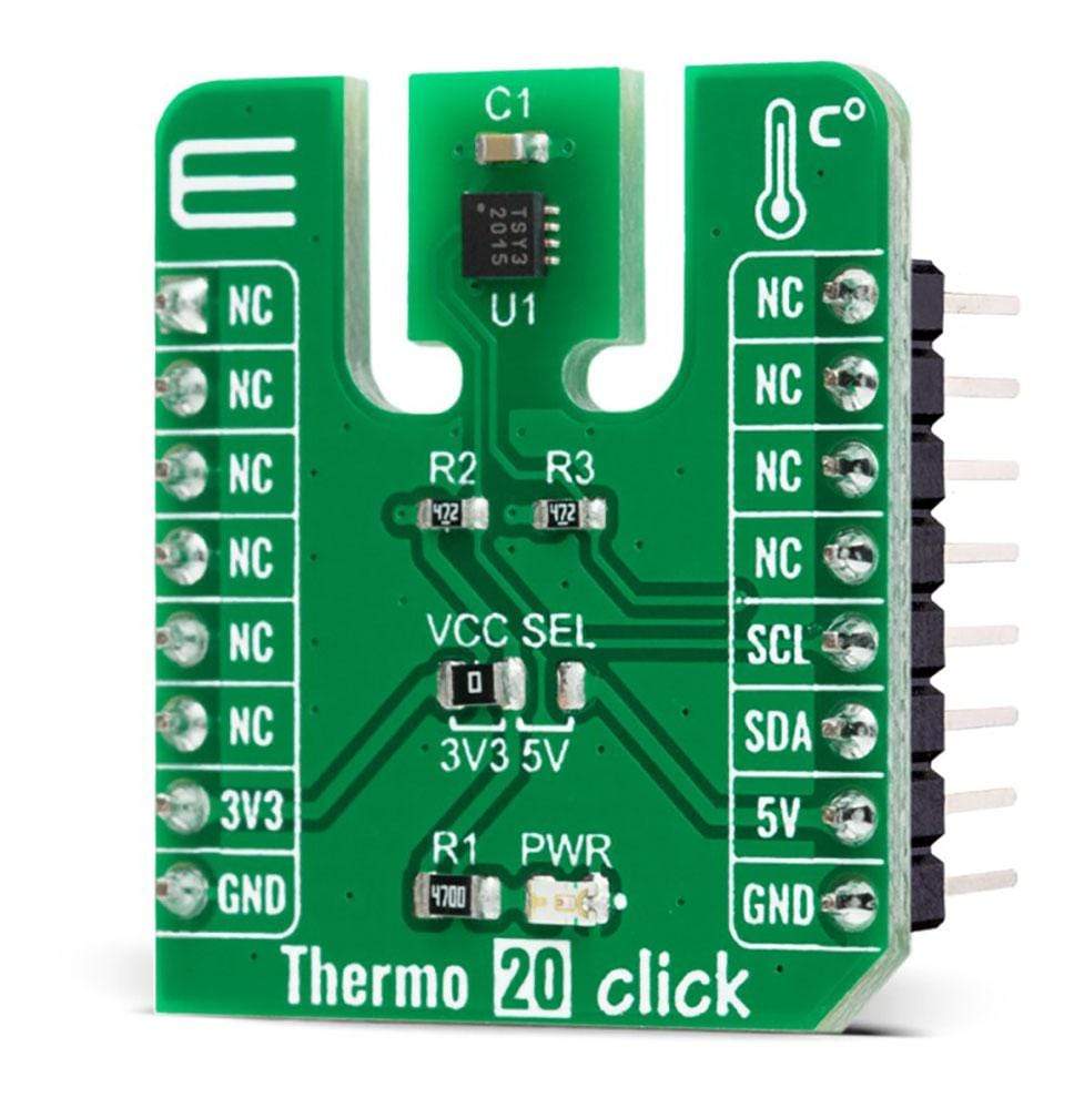 Mikroelektronika d.o.o. MIKROE-4316 Thermo 20 Click Board - The Debug Store UK