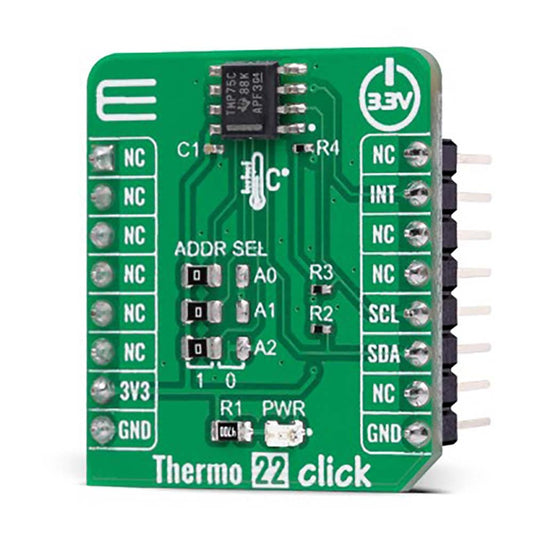 Mikroelektronika d.o.o. MIKROE-5068 Thermo 22 Click Board - The Debug Store UK