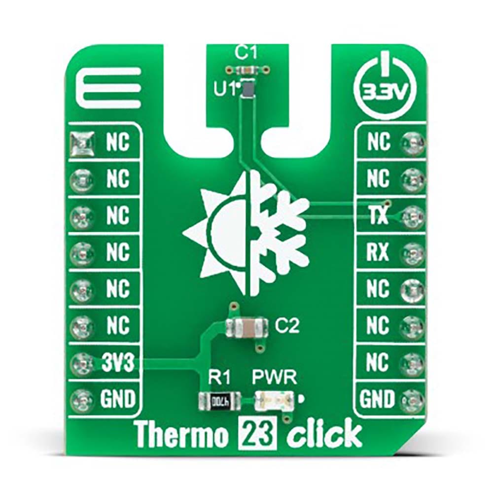 Mikroelektronika d.o.o. MIKROE-4979 Thermo 23 Click Board - The Debug Store UK