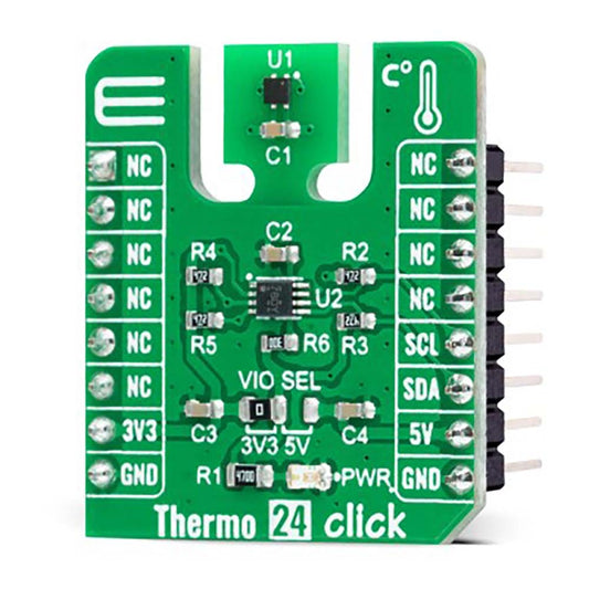 Mikroelektronika d.o.o. MIKROE-5110 Thermo 24 Click Board - The Debug Store UK
