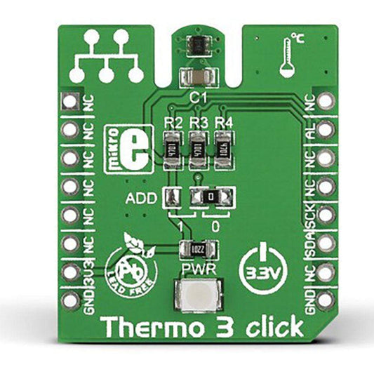 Mikroelektronika d.o.o. MIKROE-1885 Thermo 3 Click Board - The Debug Store UK