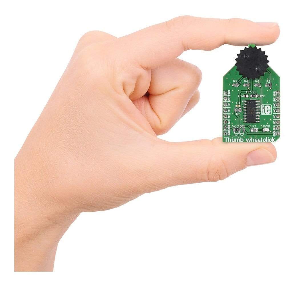 Mikroelektronika d.o.o. MIKROE-2366 Thumbwheel Click Board - The Debug Store UK