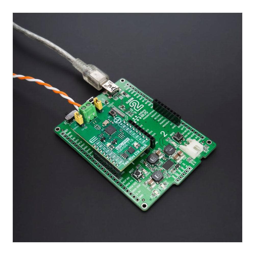 Mikroelektronika d.o.o. MIKROE-5543 Two-Wire ETH Click Board - The Debug Store UK