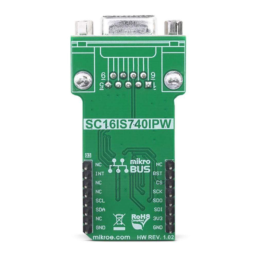 Mikroelektronika d.o.o. MIKROE-3349 UART I2C/SPI Click Board - The Debug Store UK