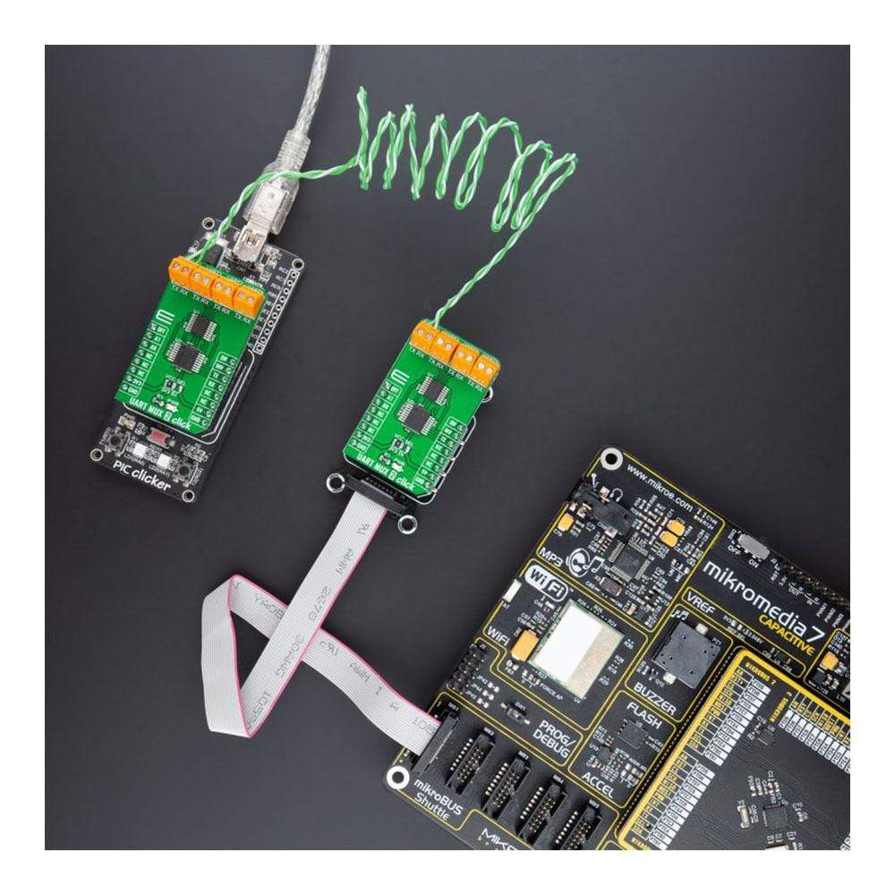 Mikroelektronika d.o.o. MIKROE-4494 UART MUX 2 Click Board - The Debug Store UK