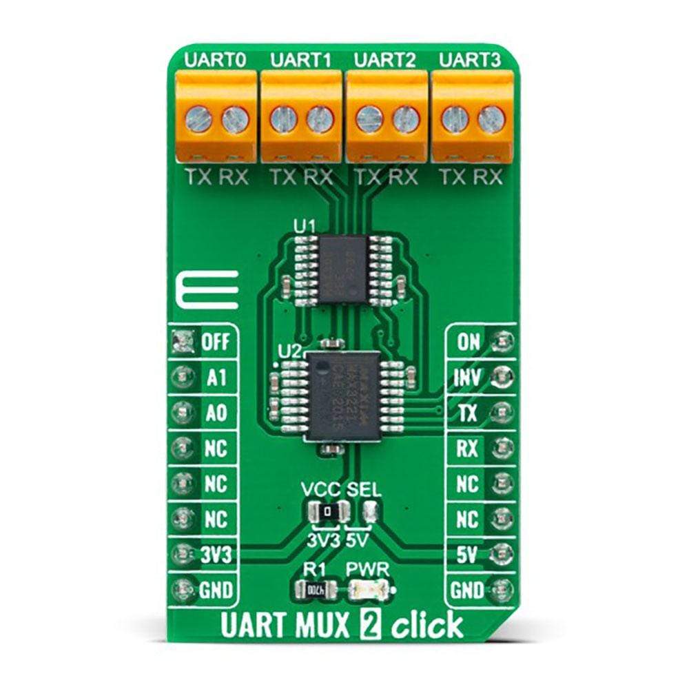 Mikroelektronika d.o.o. MIKROE-4494 UART MUX 2 Click Board - The Debug Store UK