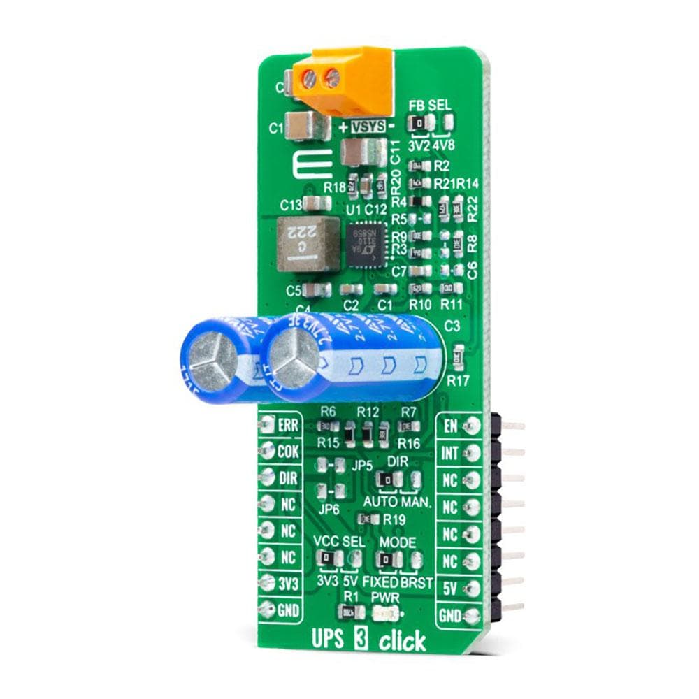 Mikroelektronika d.o.o. MIKROE-4479 UPS 3 Click Board - The Debug Store UK