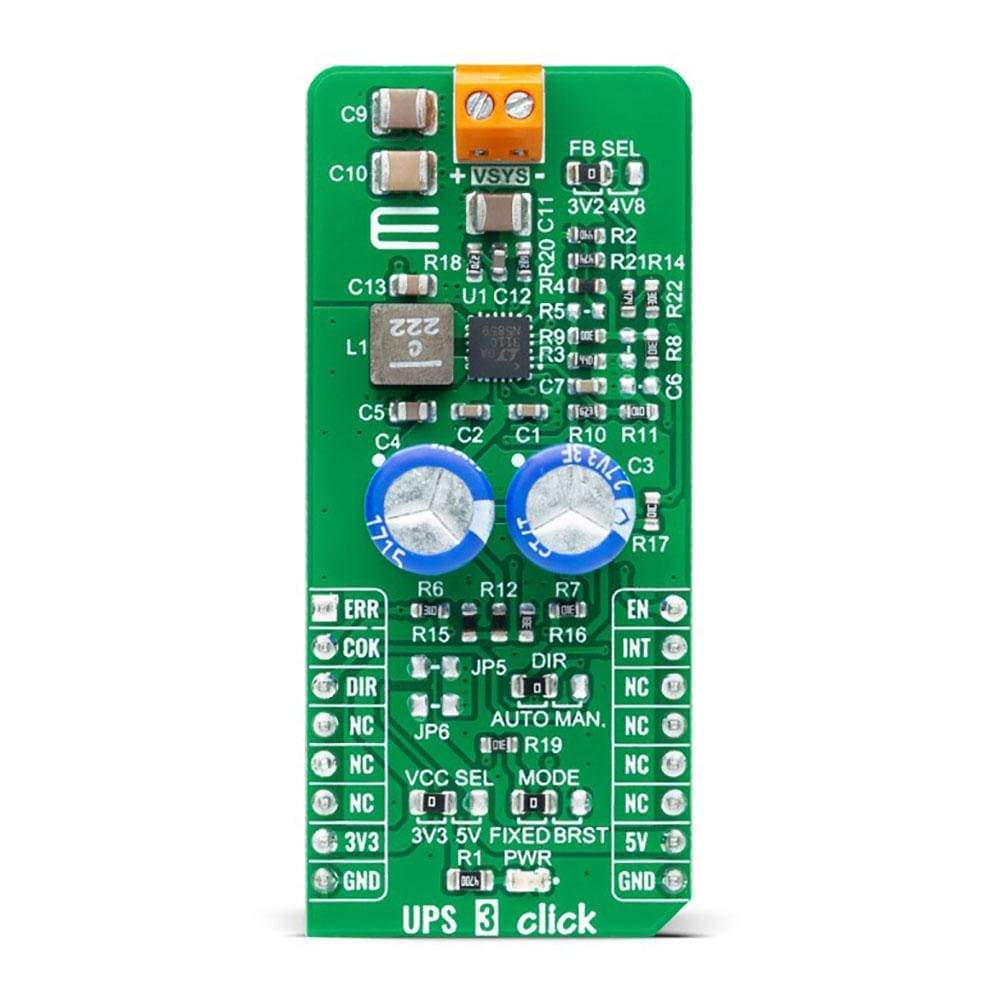Mikroelektronika d.o.o. MIKROE-4479 UPS 3 Click Board - The Debug Store UK