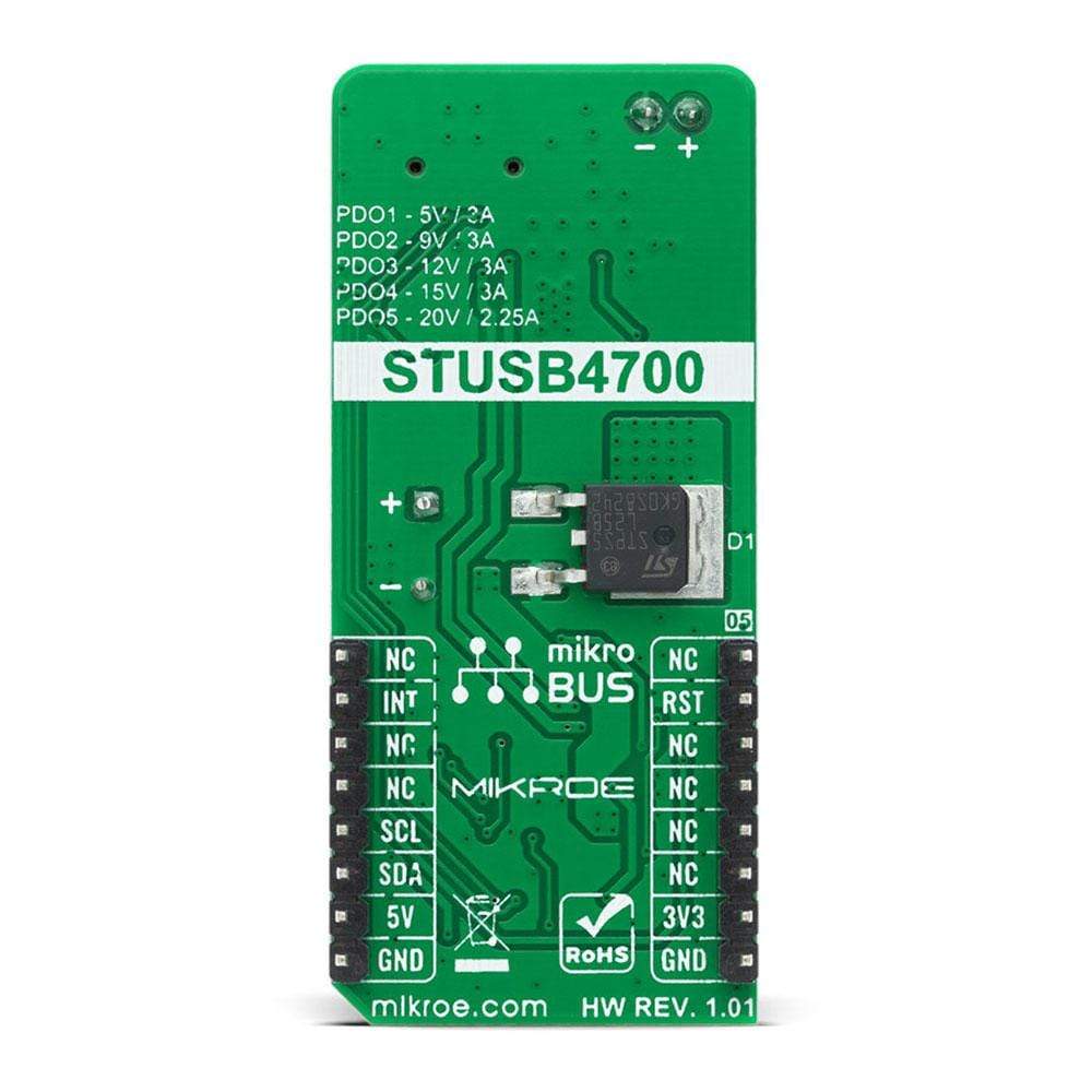 Mikroelektronika d.o.o. MIKROE-4329 USB-C Source Click Board - The Debug Store UK