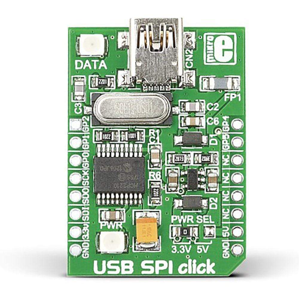 Mikroelektronika d.o.o. MIKROE-1204 USB SPI Click Board - The Debug Store UK
