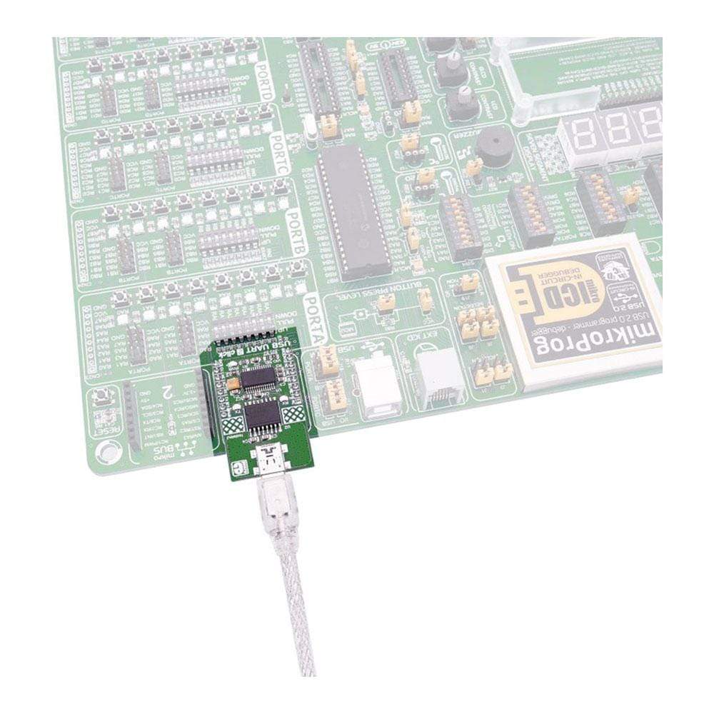 Mikroelektronika d.o.o. MIKROE-2674 USB UART 2 Click Board - The Debug Store UK