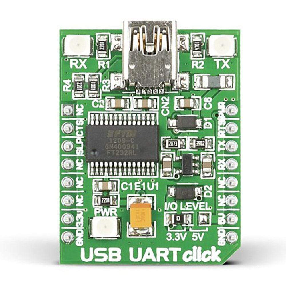 Mikroelektronika d.o.o. MIKROE-1203 USB UART Click Board - The Debug Store UK