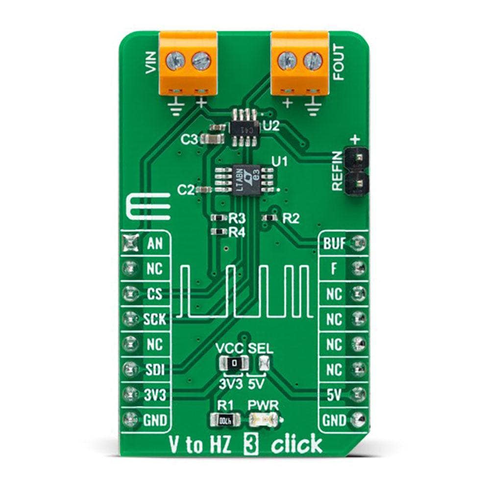 Mikroelektronika d.o.o. MIKROE-5250 V to Hz 3 Click Board - The Debug Store UK