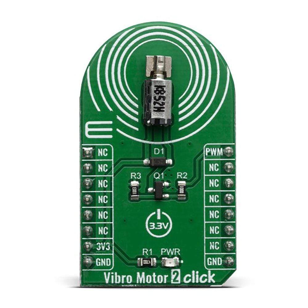 Mikroelektronika d.o.o. MIKROE-3713 Vibro Motor 2 Click Board - The Debug Store UK