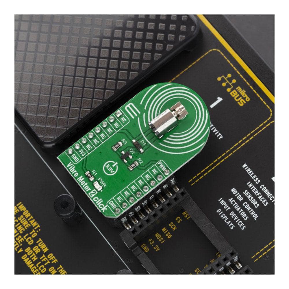 Mikroelektronika d.o.o. MIKROE-3713 Vibro Motor 2 Click Board - The Debug Store UK