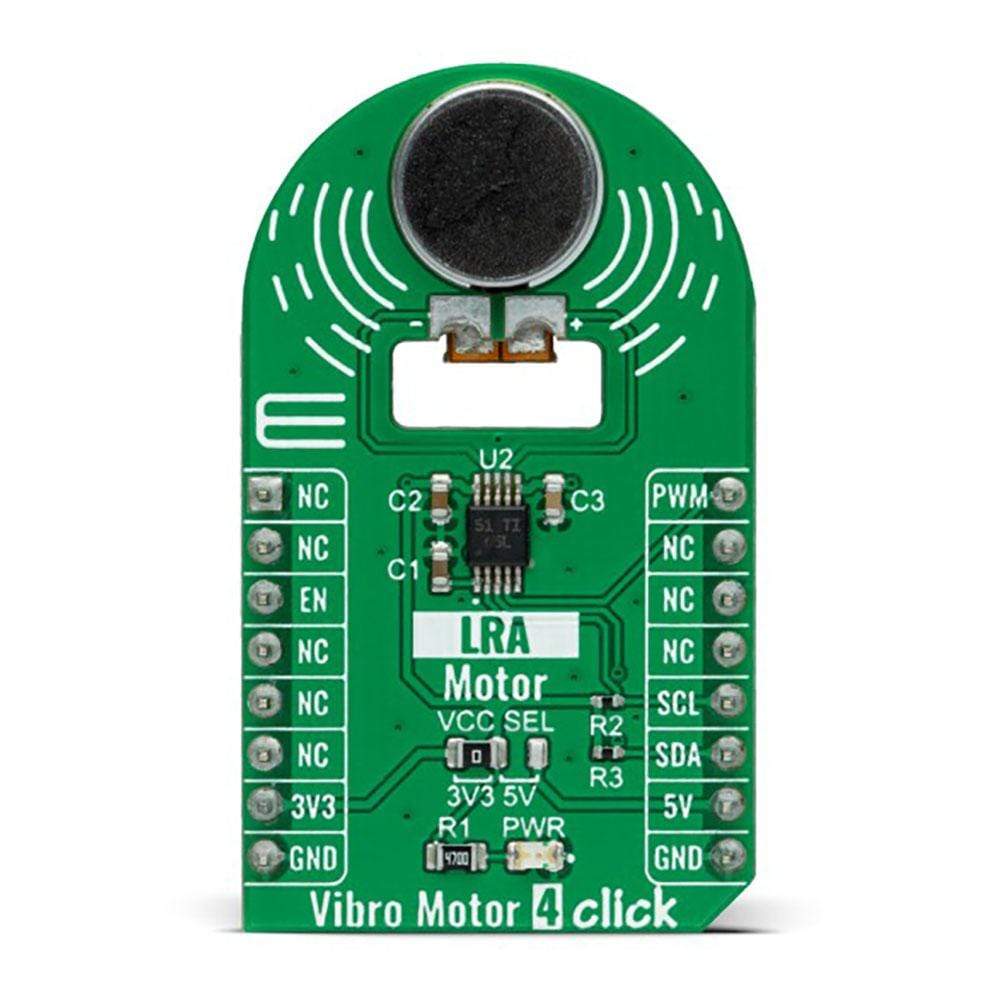 Mikroelektronika d.o.o. MIKROE-4825 Vibro Motor 4 Click Board - The Debug Store UK