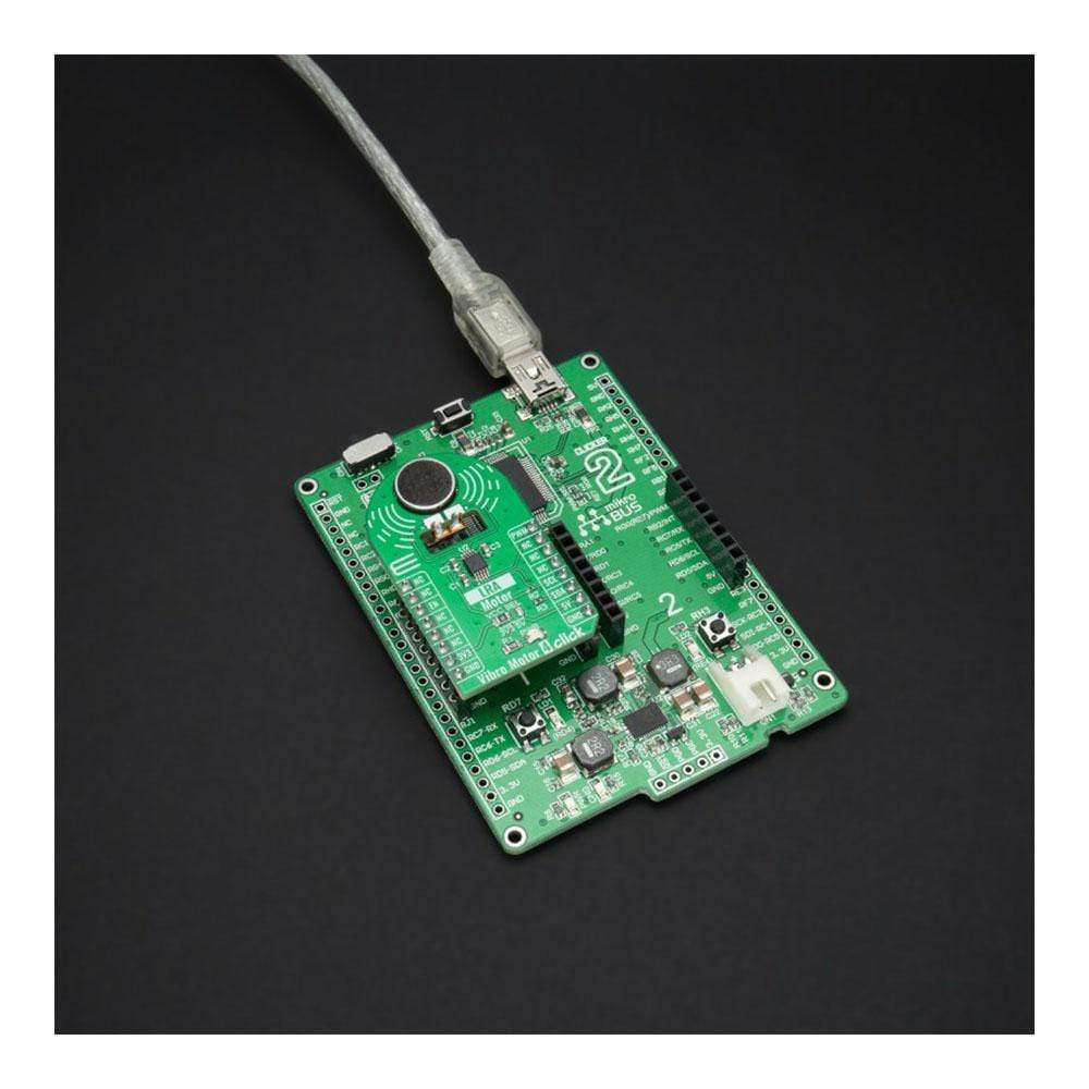 Mikroelektronika d.o.o. MIKROE-4825 Vibro Motor 4 Click Board - The Debug Store UK