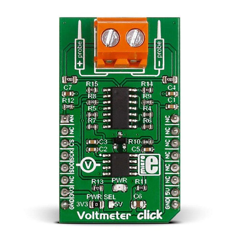 Mikroelektronika d.o.o. MIKROE-2436 Voltmeter Click Board - The Debug Store UK