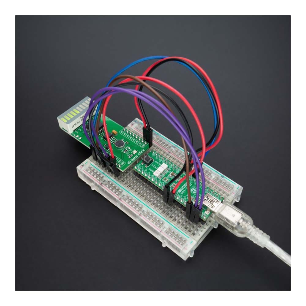 Mikroelektronika d.o.o. MIKROE-5111 VU Meter Click Board - The Debug Store UK