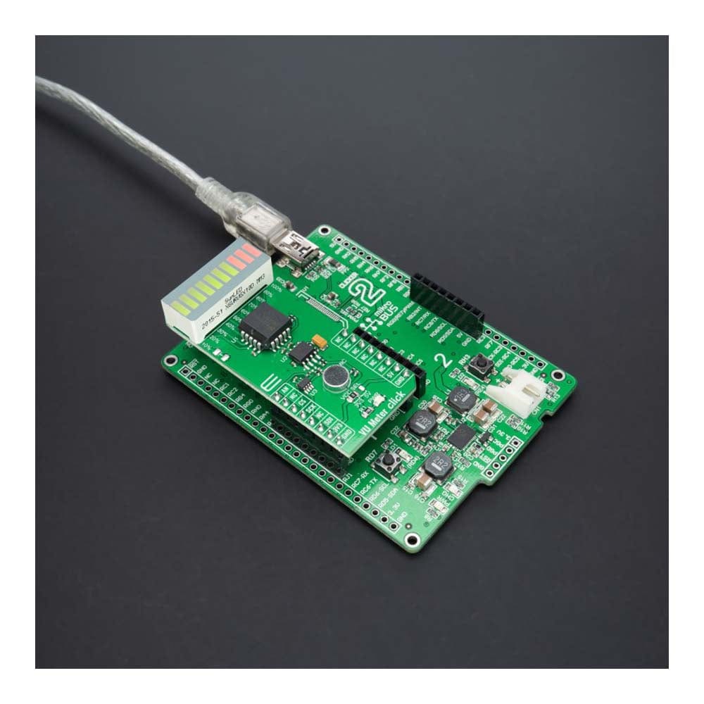 Mikroelektronika d.o.o. MIKROE-5111 VU Meter Click Board - The Debug Store UK