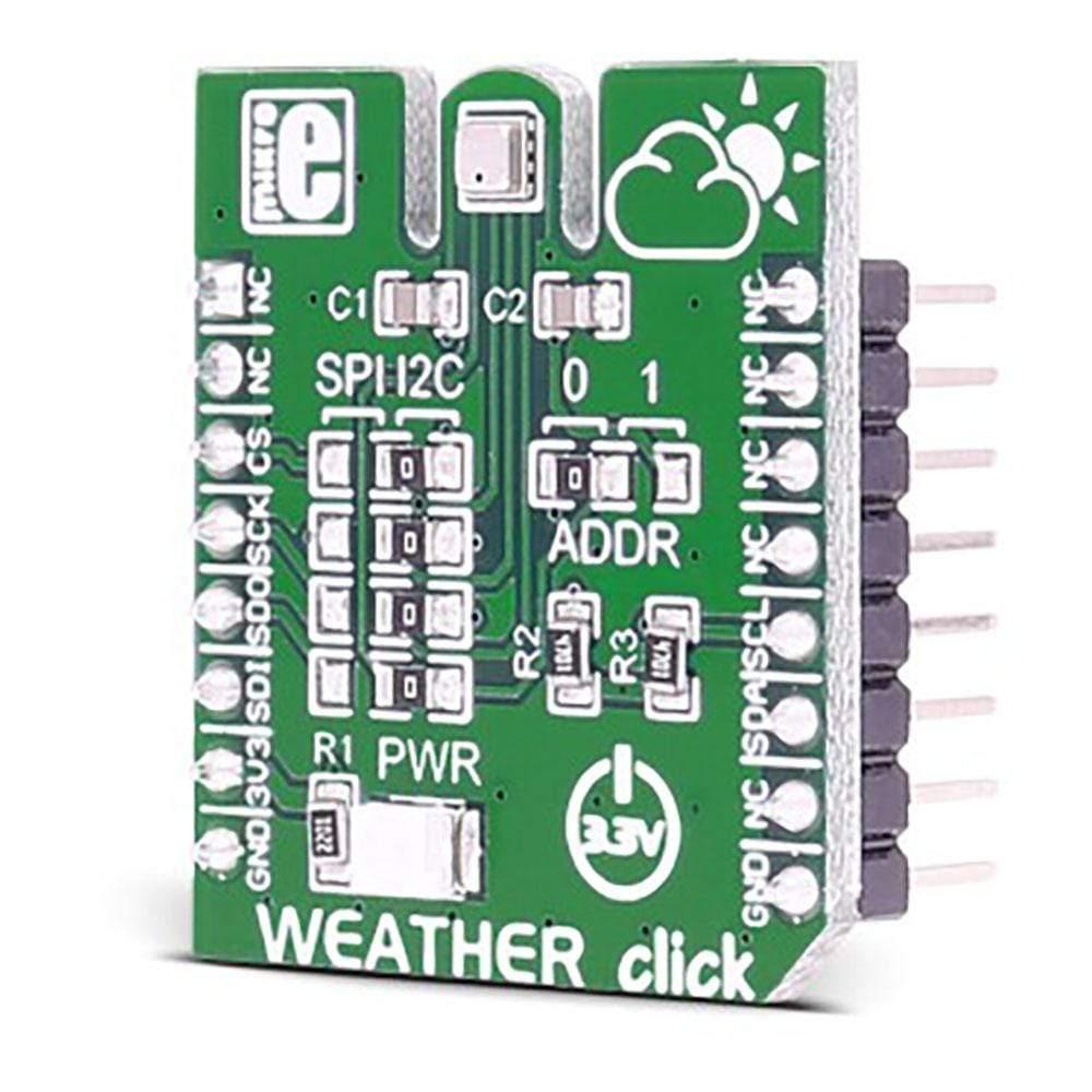 Mikroelektronika d.o.o. MIKROE-1978 Weather Click Board - The Debug Store UK