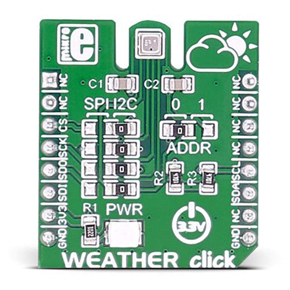 Mikroelektronika d.o.o. MIKROE-1978 Weather Click Board - The Debug Store UK