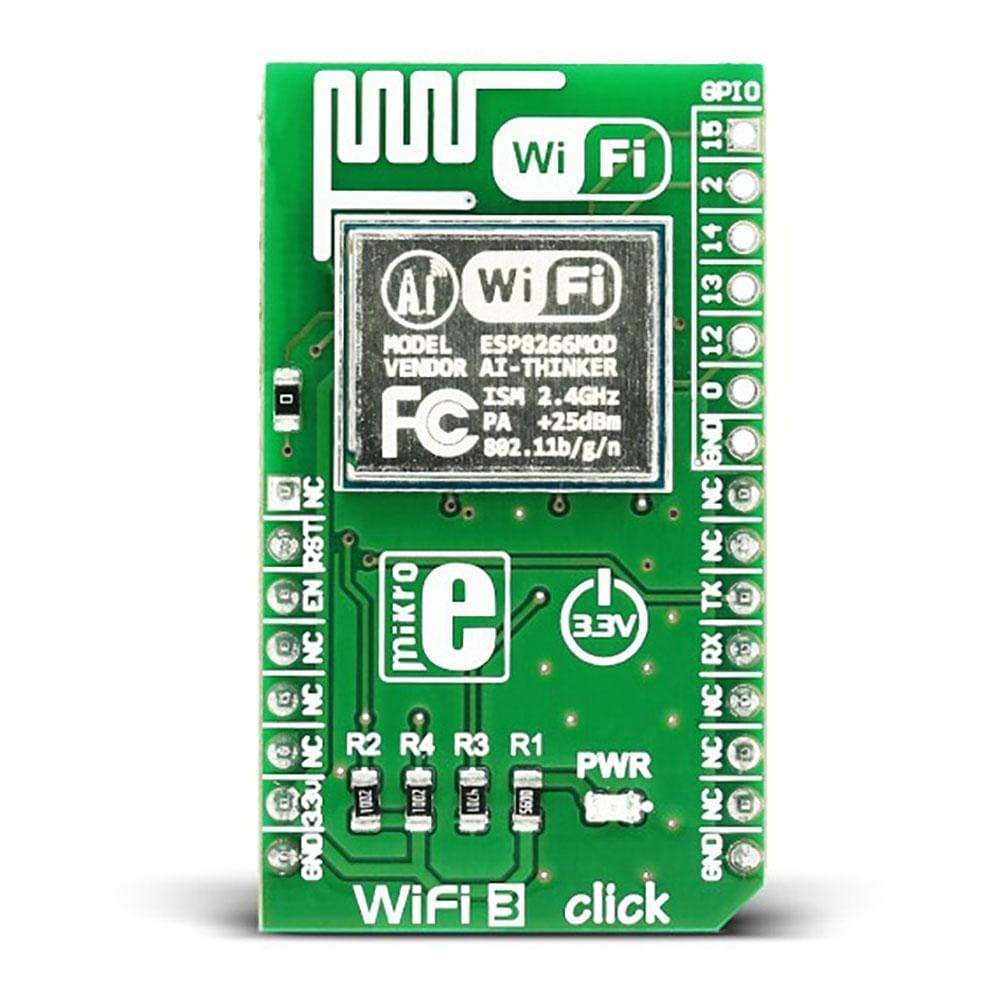 Mikroelektronika d.o.o. MIKROE-1769 WiFi 3 Click Board - The Debug Store UK