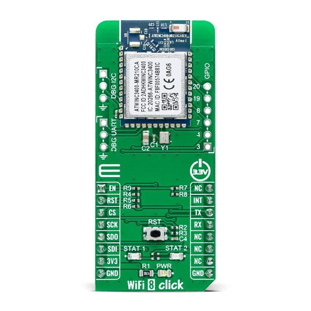 Mikroelektronika d.o.o. MIKROE-4704 WiFi 8 Click Board - The Debug Store UK