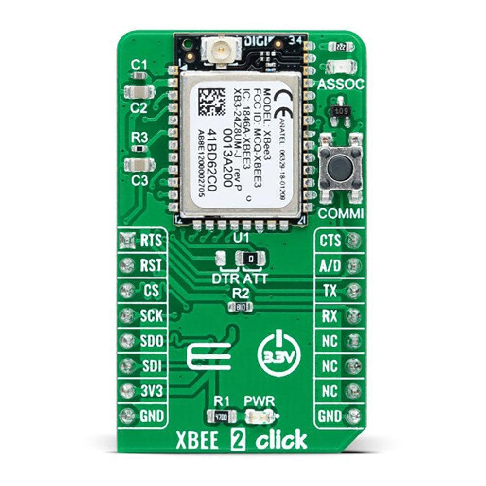 Mikroelektronika d.o.o. MIKROE-5302 XBee 2 Click Board - The Debug Store UK