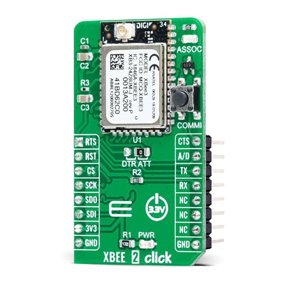 Mikroelektronika d.o.o. MIKROE-5302 XBee 2 Click Board - The Debug Store UK