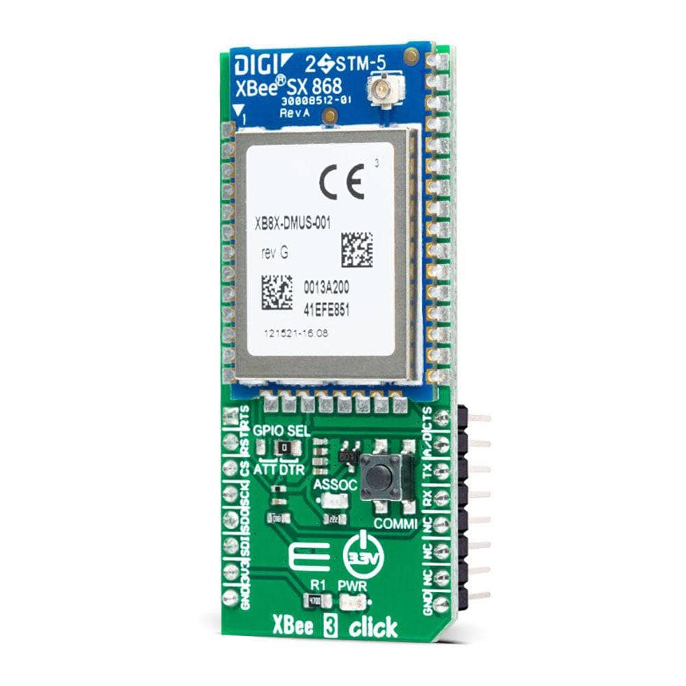 Mikroelektronika d.o.o. MIKROE-5299 XBee 3 Click Board - The Debug Store UK