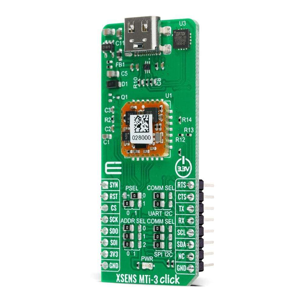 Mikroelektronika d.o.o. MIKROE-4192 XSENS MTI-3 Click Board - The Debug Store UK